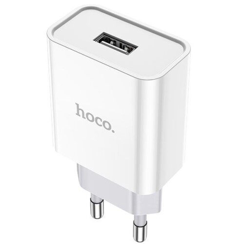 Hoco C81A Single USB-A Port EU Adapter